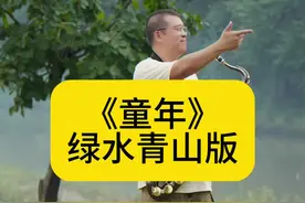 绿水青山间，萨克斯一曲《童年》 无忧无虑真清闲！#萨克斯 #童年视频封面