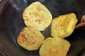 铁锅烙大油饼真好吃#烙饼 #过年美食