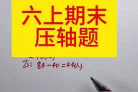 #六年级期末压轴题#数量关系转关系式 #关注我每天坚持分享知识
