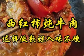 在家炖牛肉千万不要直接下锅，那样炖出来又柴又硬，根本咬不动，今天教您一道西红柿土豆炖牛肉的做法，软烂入味，汤汁还可以拌饭拌面 。#家常炖牛肉做法 #抖音美食推荐官 #每日美食分享 #一起学做菜 #牛肉