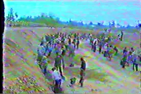 一段县公园建设的录像，正在挖人工湖---#公园#挖人工湖视频封面