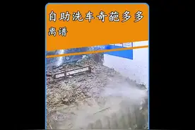 自助洗车真是奇葩多多啊！#监控下的一幕视频封面