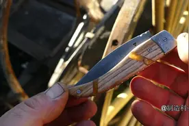 制作一把大马士革折叠刀 #纯手工打造视频封面