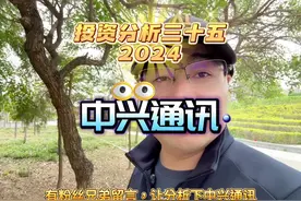 投资分析之三十五，中兴通讯！#股票 #股民 #投资 #干货分享视频封面