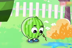 儿童视频 小西瓜知道了肚脐的重要性#我在抖音看动画片视频封面