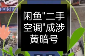 闲鱼"二手空调"成涉黄暗号#社会百态 #二手闲置 #空调 #