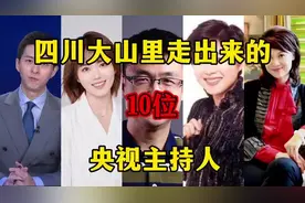 四川大山里走出来的10位央视主持人#央视主持人 #四川视频封面
