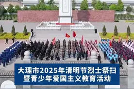 大理市2025年清明节烈士祭扫暨青少年爱国主义教育活动#网络中国节清明 #爱国 #大理视频封面