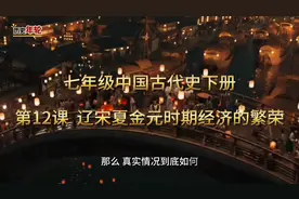 #中国历史 #宋朝 #七年级 #古代史 辽宋夏金元时期经济的繁荣视频封面
