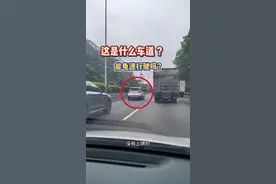 这个车道能龟速行驶吗？说的是不是你？ #每天一个用车知识 #驾驶技巧