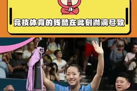 赢的人哭了，输的人哭了，看的人也哭了😭一场精彩又残忍的比赛#申裕斌 #平野美宇 #乒乓球 #竞技体育 #巴黎奥运会视频封面
