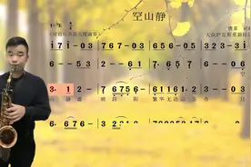 萨克斯演奏 《空山静》动态简谱版 王天驹老师 #萨克斯演奏视频封面