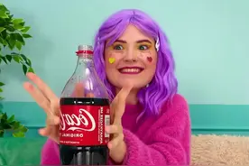 如果蒙眼倒可乐？ #可乐