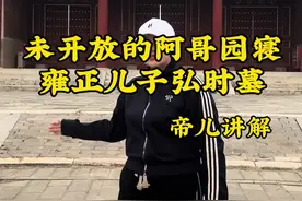 为开放阿哥园寝雍正皇帝儿子弘时的墓 为何雍正会将弘时摘除黄带子赶出宗室#历史#文化 #雍正王朝 #帝儿游北京视频封面