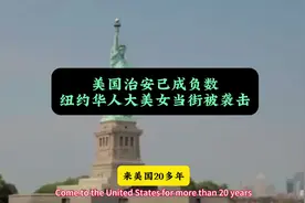 美国治安已成负数,纽约华人大美女当街被袭击