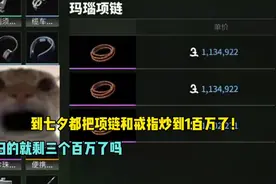 到七夕都把项链和戒指炒到1百万了！#萤火突击 #萤火突击攻略