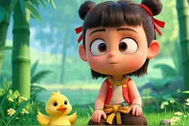 🍃【AI古诗】第2首🍃｜《惠崇春江晚景》 译文🌼 竹林外有几枝桃花正在盛开，鸭子们最先察觉初春江水回暖了，河滩上长满了蒌蒿，短短的芦芽鲜又嫩，河豚也即将逆流而上，从大海回游到江河里来。  #创作灵感#创作者扶持计划  #启蒙早教 #儿童动画 #古诗词