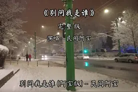 别问我是谁完整版-民间阿宝#抖音热歌 #音乐分享 #别问我是谁