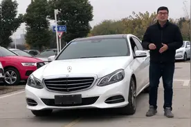 3.0T四驱的奔驰E320让你不惧风雪#合肥 #抖音汽车 #奔驰E