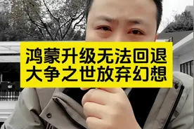 鸿蒙升级无法回退！大争之世放弃幻想！ #华为 #鸿蒙