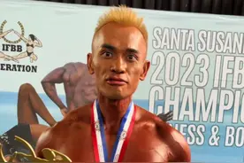 为国争光！一不小心拿下世界健美健身锦标赛大师组冠军！首位大师组传统健美世界冠军哦🏆你get到了吗？#中国队 #为国争光 #get哥夺冠 #get哥直播 #get哥世界健美冠军视频封面