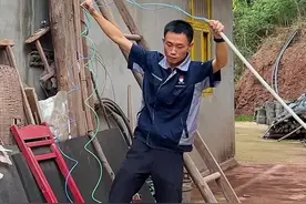 很实用的农村走线安装教程 安装布线，也是有一定的方法的，来看一下是如何操作的吧#电工涛哥 #内容启发搜索视频封面