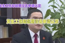工伤认定错过期限怎么办？#工伤赔偿 #工伤认定 #工伤 #工伤鉴定视频封面