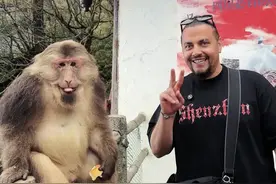 今天来峨眉山当猴管了！@四川文旅   #TC在中国 #安逸四川dou来耍 #我的五一假期被四川预定