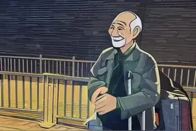 在父母墓前哭的老爷爷后续2 22天后又出来流浪，被网友发现告诉好心博主。#画一个故事#人间烟火#感动一瞬间视频封面