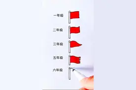 不同年级画红旗，你会哪种？#红旗 #简笔画 #国旗简笔画 #一学就会视频封面