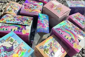 废卡盒里发现好多小马宝莉卡包，太棒了!  #小马宝莉卡片视频封面