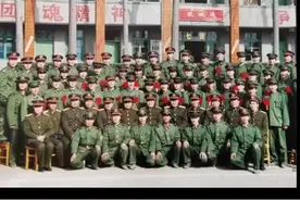 中国人民解放军47军阎良工兵团84874部队3营八连筑城连，9连伪装连，舟桥四营，铁锨沟靶场留念！