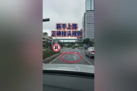 新手上路注意，左转车道、正确掉头规则要明白！ #每天一个用车知识 #新手上路