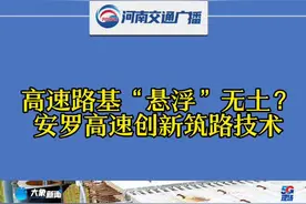 【高速路基“悬浮”无土？安罗高速创新筑路技术】“似路非路，是桥非桥”。由河南省公路工程局集团承建的安罗高速豫冀省界至原阳段，是国家高速路网北京至武汉高速公路的重要区段，共分3个标段，其中3标主线路基5.948公里采用桩板无土路基结构设计，其规模之大在河南省内高速公路建设中当属首例，在全国也具有举足轻重的地位。这样的设计有哪些优势，记者进行了实地探访，跟随我们的镜头一起来了解下。（记者 张睿 栗倩）视频封面