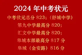 2024年中考状元#安徽中考 #中考状元