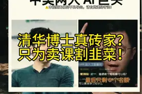 清华AI“砖家”？他解释了什么在阻碍了国产进步？