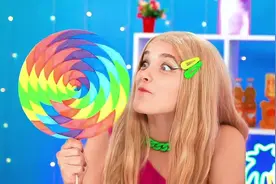 如果你和闺蜜超级喜欢棒棒糖？第一视角带你体验改造美食挑战