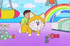 哆啦A梦：大雄在小哆啦生日当天送他一双猫耳朵 #哆啦A梦 #动漫视频封面