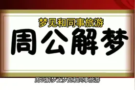 周公解梦之梦见和同事旅游视频封面