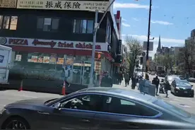 纽约华人区法拉盛。视频封面