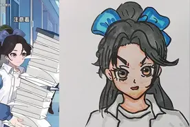 画二次元漫画女生#儿童简笔画视频封面