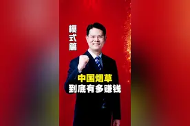 中国烟草到底有多赚钱？#创业 #商业思维 #老板 #涨知识 #做生意视频封面