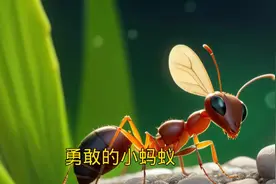 勇敢的小蚂蚁#儿童动画 #儿童睡前故事 #儿童启蒙 #治愈系视频封面