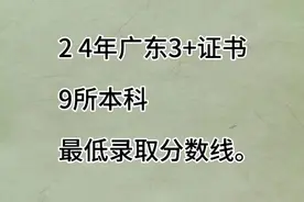 #广东高职高考 24年广东高职高考本科录取最低分视频封面