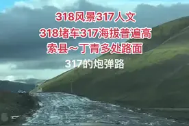 318川藏南线和川藏北线不同 318川藏线和317川藏南线是连接四川和西藏的两条公路，川藏南线从成都出发，经过雅安、康定、新都桥等地，全长约2100公里，沿途风景优美，被称为中国最美景观大道；川藏北线从成都北上，经过汶川、马尔康等地，全程约2300公里，海拔更高，穿越了多个民族的居聚区，是一条人文风景线。川藏南线适合初次行走高原的朋友，而川藏北线则更适合了解藏文化#318川藏线 #317川藏线 #现场实拍 #实时路况 #自驾游视频封面