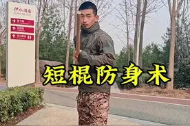 短棍防身必练3个招式#短棍术 #短棍防身 #棍法教学入门基本功视频封面