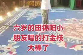六岁的田锦阳小朋友在他奶奶家村里唱了一段打金枝，他妈妈发来的视频让我听听，唱的也太好了吧，六岁的孩子，而且是跟着视频自学的，唱的这么到位，所以发个作品分享一下，希望大家点点红心🙏❤鼓励一下田锦阳小宝贝👍👍👍❤❤❤#演出现场 #记录精彩瞬间 @晋剧肖铁锤 @阳曲县首邑驾校 @晋剧孙红丽小号 @佛山房产丽莎