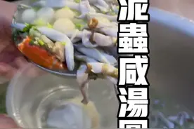 泥虫咸汤丸 台山｜台山汶村有两个特产美食，一是泥虫，二十五味鹅，今天从挖泥虫开始，体验当地的独特美食，泥虫咸汤丸#台山美食 #泥虫 #咸汤圆 #汤丸 #人间烟火视频封面