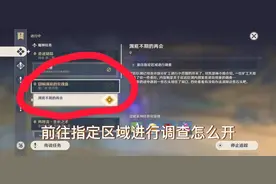 前往指定区域任务怎么开#原神 #层岩巨渊 #解密
