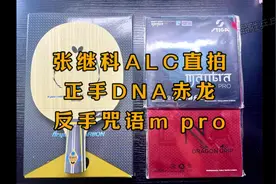 直拍横打最舒服的板子之一，蝴蝶张继科alc直拍 #乒乓球拍视频封面